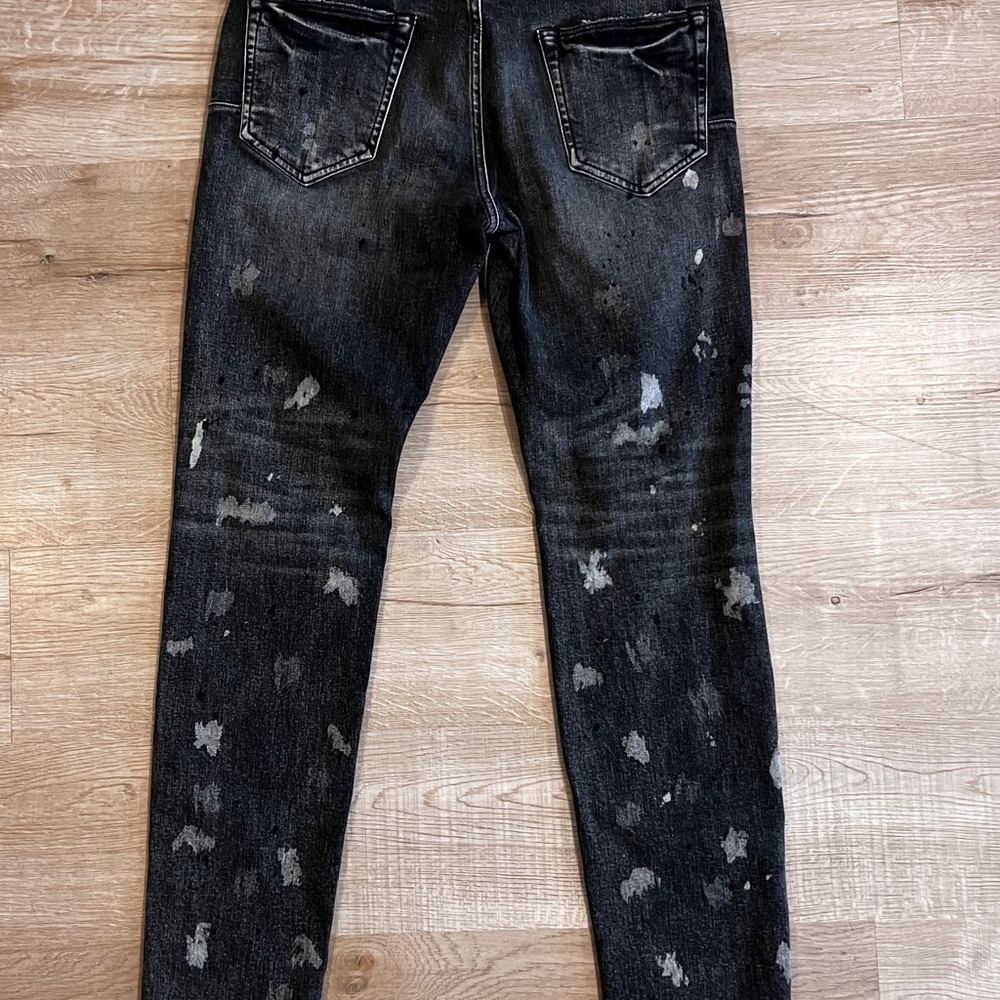 PURPLE BRAND STYLE P001 Skinny Jeans with Distressed Details - Picture 5 of 8
